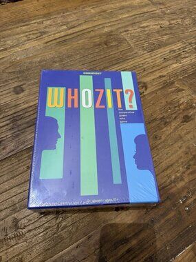 Whozit? The Cooperative Guess Who Game Guessing Board Game Gamewright 10+ *New*